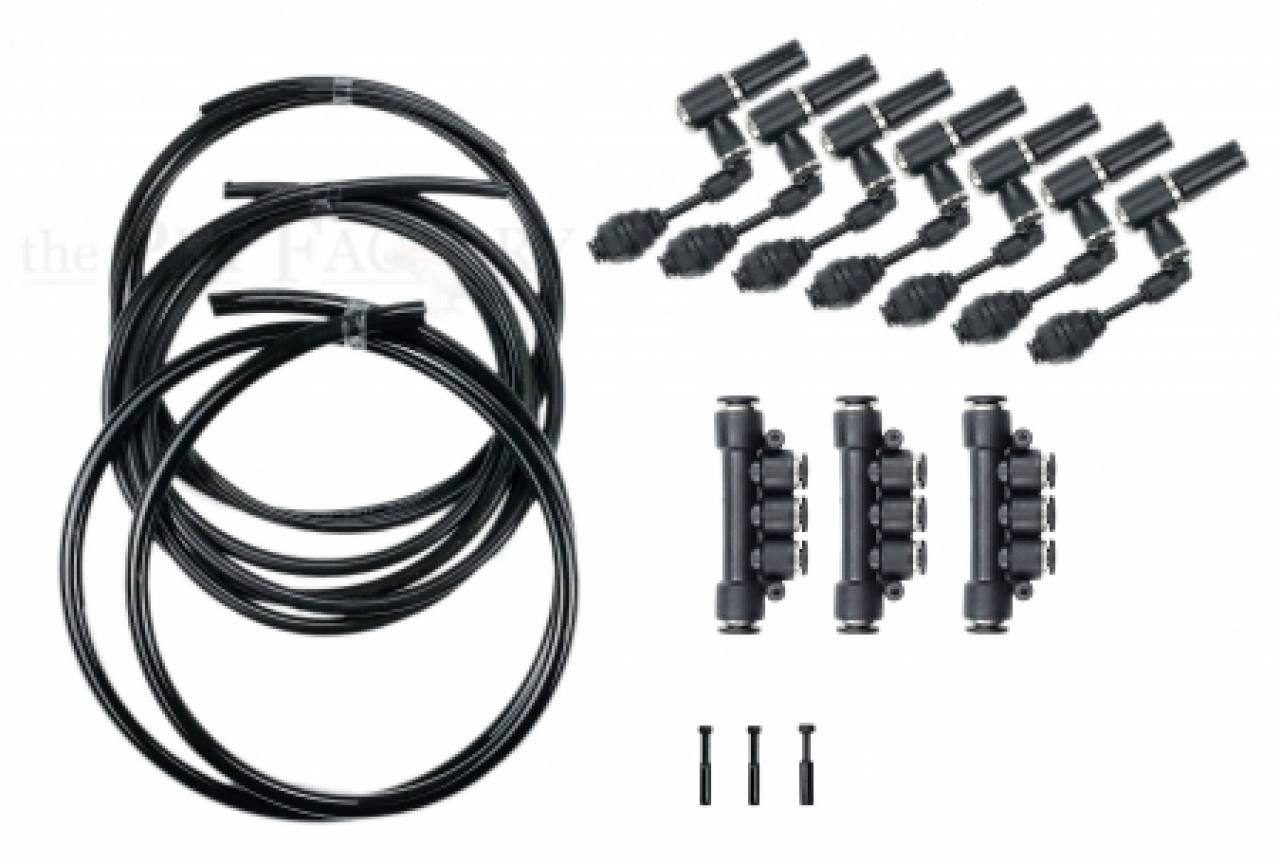 Schlauch- und Verteilerset mit 7 Düsen